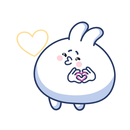Стикер 32 Chappy Bunny