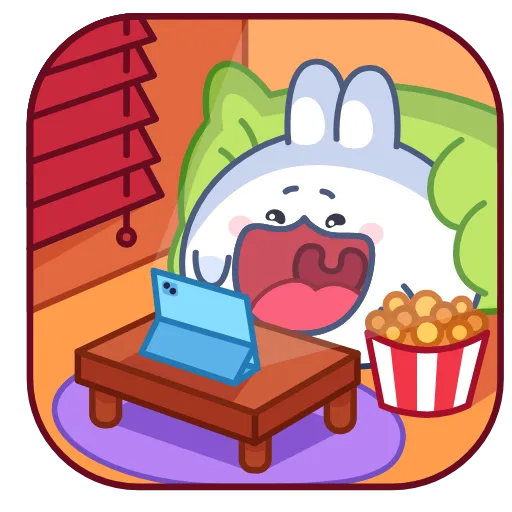 Стикер 21 Chappy Bunny