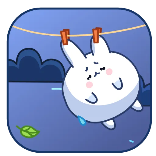 Стикер 16 Chappy Bunny