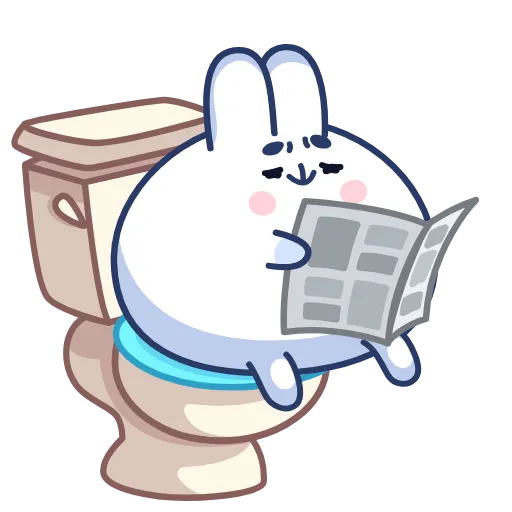 Стикер 10 Chappy Bunny