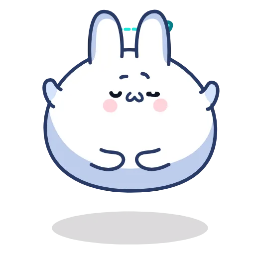 Стикер 6 Chappy Bunny