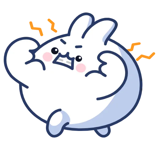 Стикер 19 Chappy Bunny