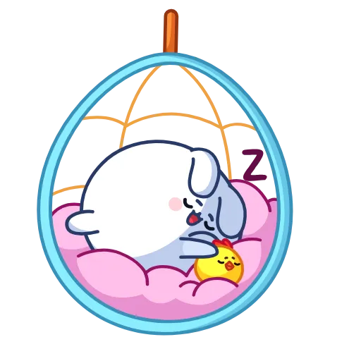Стикер 17 Chappy Bunny