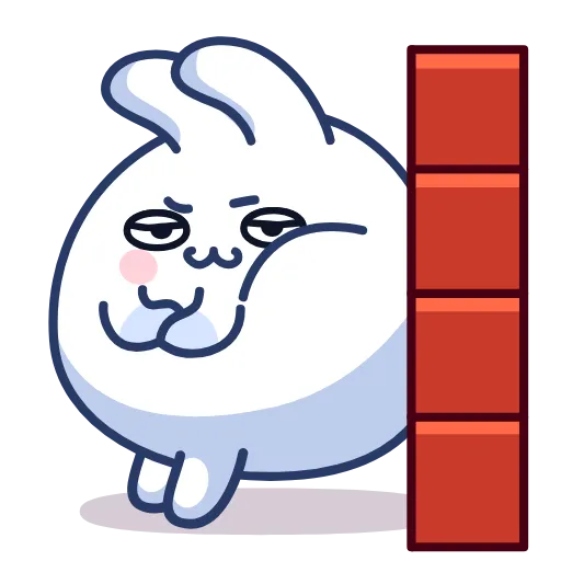 Стикер 22 Chappy Bunny