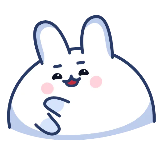 Стикер 25 Chappy Bunny
