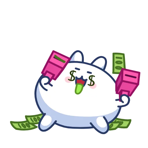 Стикер 12 Chappy Bunny