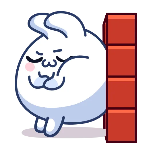 Стикер 22 Chappy Bunny