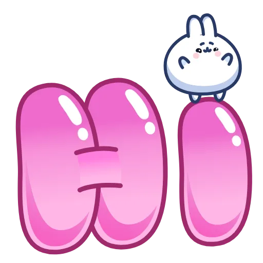 Стикер 5 Chappy Bunny