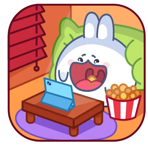 Стикер 21 Chappy Bunny