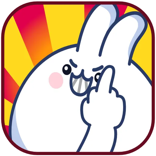 Стикер 11 Chappy Bunny