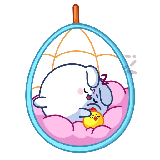 Стикер 17 Chappy Bunny
