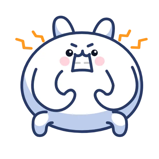 Стикер 19 Chappy Bunny