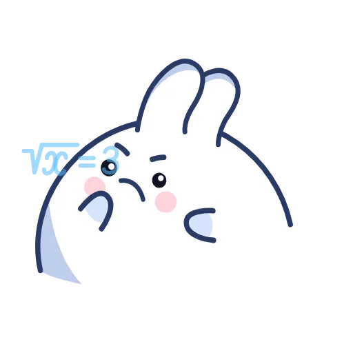 Стикер 30 Chappy Bunny