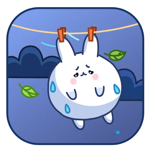 Стикер 16 Chappy Bunny