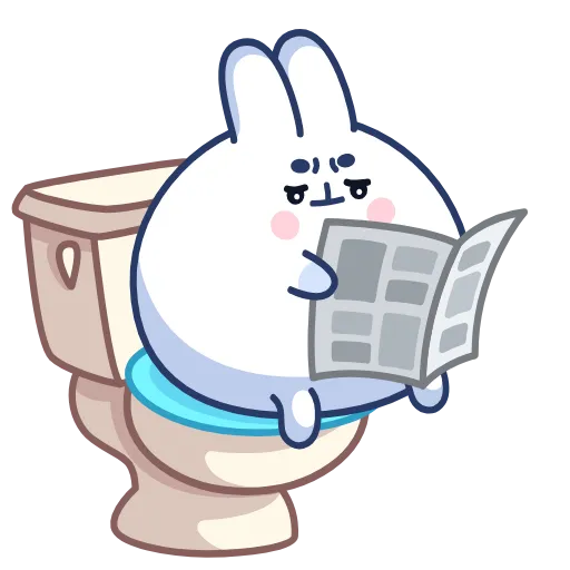 Стикер 10 Chappy Bunny