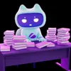 Стикер 14 Видеоанимированный набор эмоджи с роботом Чатти