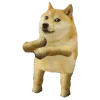 Стикер 2 🕺 Cheems Emomjis Doge