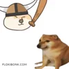 Стикер 20 🕺 Cheems Emomjis Doge
