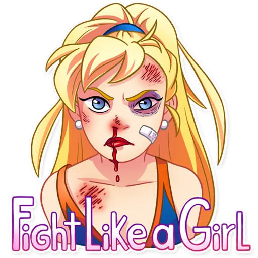 🤕 Стикер «Cheerleader Girl» для Telegram