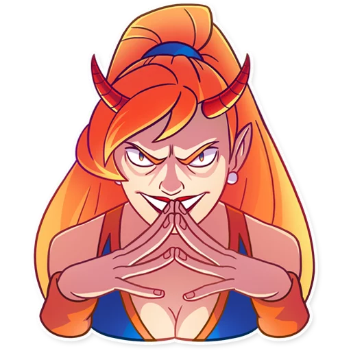 😈 Стикер «Cheerleader Girl» для Telegram