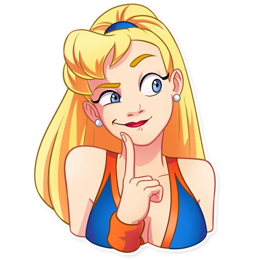 🤔 Стикер «Cheerleader Girl» для Telegram