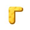 Стикер 4 Cheese Font