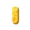 Стикер 43 Cheese Font