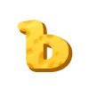 Стикер 28 Cheese Font