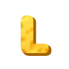 Стикер 46 Cheese Font