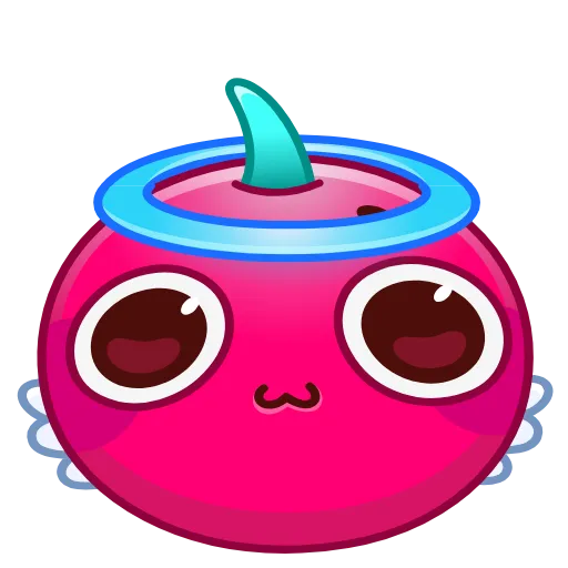 Стикер 9 Cherry Emoji