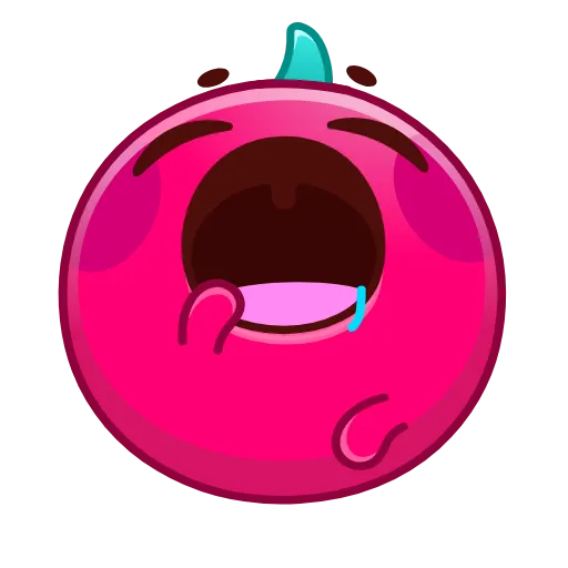 Стикер 44 Cherry Emoji