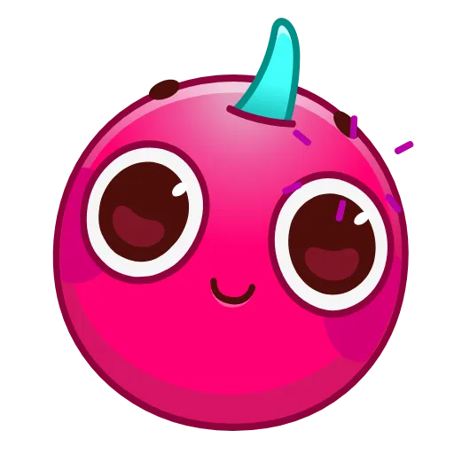 Стикер 14 Cherry Emoji