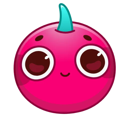 Стикер 10 Cherry Emoji