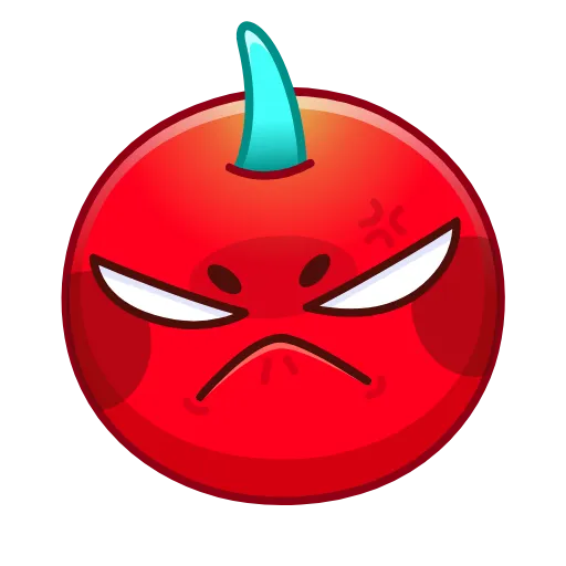 Стикер 28 Cherry Emoji