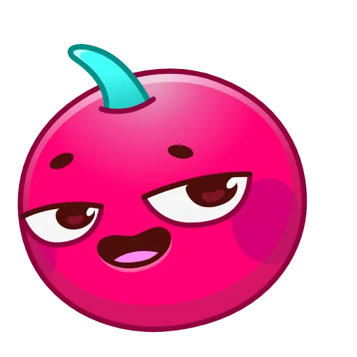 Стикер 22 Cherry Emoji