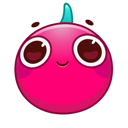 Стикер 54 Cherry Emoji