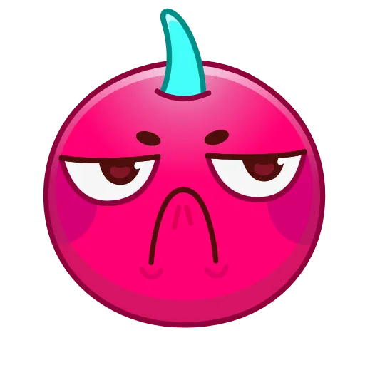 Стикер 24 Cherry Emoji