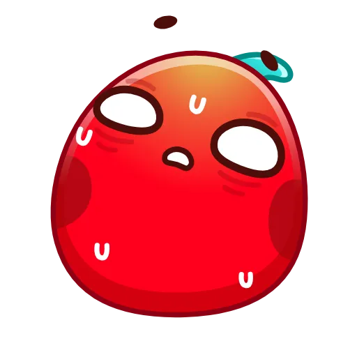 Стикер 31 Cherry Emoji
