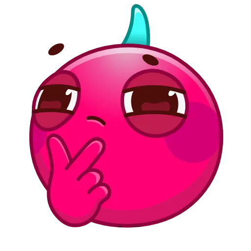 Стикер 35 Cherry Emoji