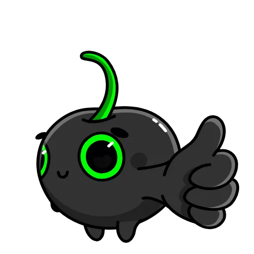 Стикер 3 Cherry Toxic