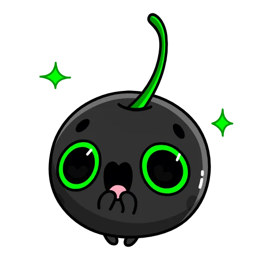 Стикер 6 Cherry Toxic