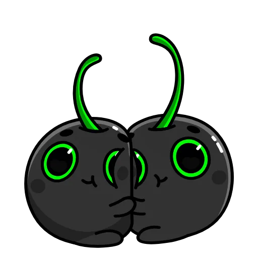 Стикер 11 Cherry Toxic