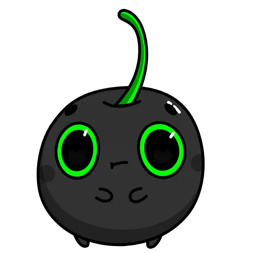 Стикер 10 Cherry Toxic
