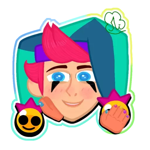 💗 Стикер «Chester & Mandy» для Telegram