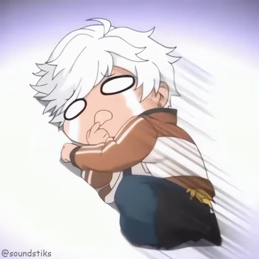 😭 Стикер «Chibi anime» для Telegram