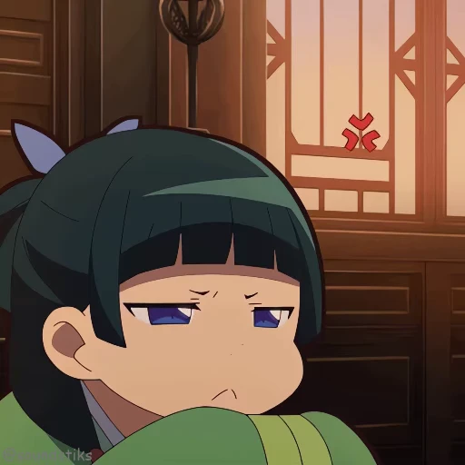 😠 Стикер «Chibi anime» для Telegram