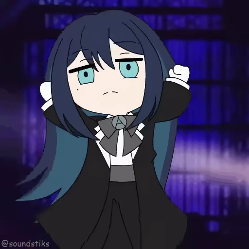👻 Стикер «Chibi anime» для Telegram