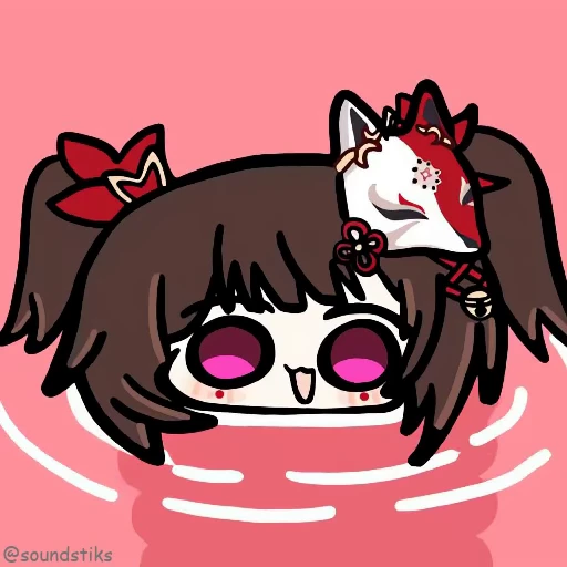 👻 Стикер «Chibi anime» для Telegram