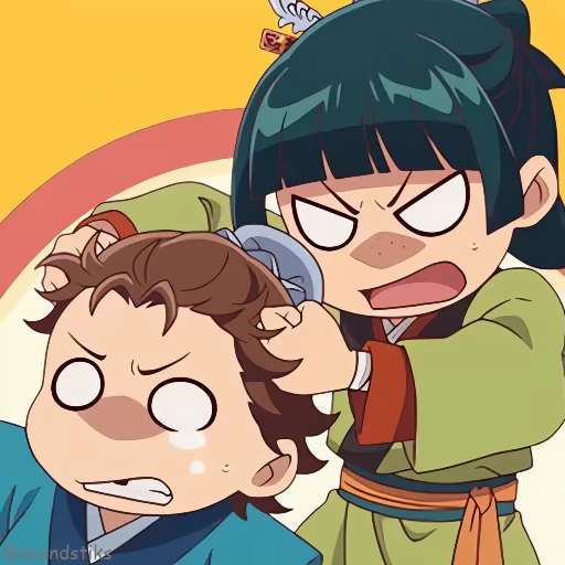 😠 Стикер «Chibi anime» для Telegram