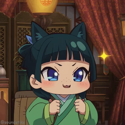 😋 Стикер «Chibi anime» для Telegram